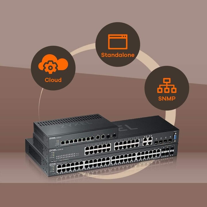 Zyxel GS2220-10-EU0101F commutateur réseau Géré L2 Gigabit Ethernet (10/100/1000) Noir