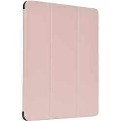 Capa para tablet rosa com ranhura para lápis de couro Devia para ipad 10,2\" (9ª geração) / air 10,5\" (3ª geração) / pro 10,5\"