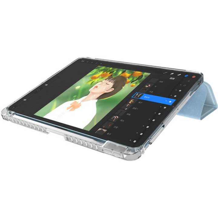Custodia tablet Devia Joy in similpelle blu per iPad Air M2 11