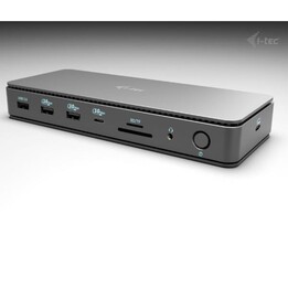 i-tec Thunderbolt4 2x Display Docking Station Gen3, 7x USB, 2,5 GLAN + PowerDelivery 92 W