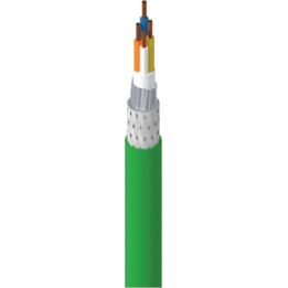 Kabel PROFINET Typ A - 2 Parowy Drut, Kat.5e, SF/UTP, Eca, AWG 22/1, PVC, 100m, Zielony, Karton
