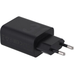 Cargador usb-c motorola 30w black + cable usb-c usb-c