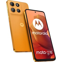 Motorola Moto G15 17,1 cm (6,72), 8GB 128GB, 4G Dual-SIM-Smartphone, Android 15, USB Typ C, 5200 mAh, Orange