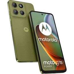 Motorola Moto G15 Power 17,1cm (6.72), 8GB 256GB, 4G Dual SIM Smartphone, Android 15, USB Type C, 5200mAh, Green