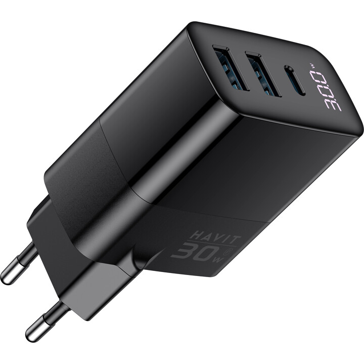 Chargeur Havit USB-A1+USB-A2+USB-C UCLE001 EU