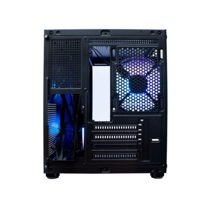 Coolbox GM100 Vision Mid-Tower/ATX-Gehäuse mit schwarzer USB3.0-Quelle A-RGB mit Fenster