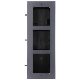 Rahmen mit Kasten zur Montage von Abdeckungen. 3 Module HIKVISION DS-KD-ACF3/Kunststoff