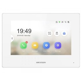 Monitor per campanello video Hikvision DS-KH6320-WTE1-W