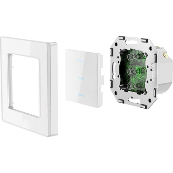 Avatto N-TS10-W3 3 bouton WiFi Smart Touch Interrupteur blanc