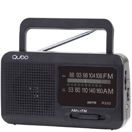Radio portative Qubo R-222/ Noir