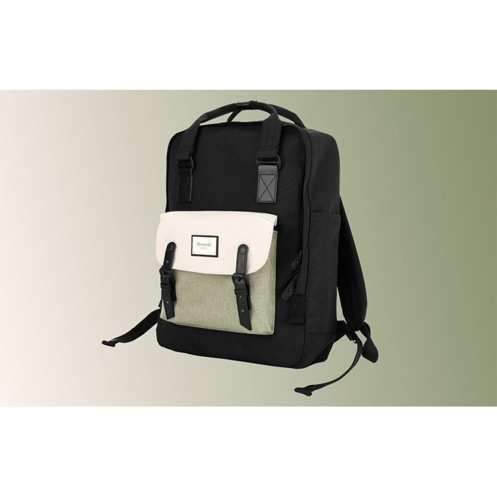 Himawari 1010 zaino per laptop nero e verde