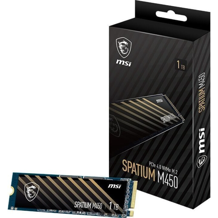 Msi Spatium M450 V1 1Tb Pcie 4.0 Nvme Ssd