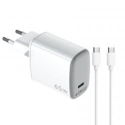 UPTC1USBC65WCTC - Carregador de parede GaN 65W + cabo USB-C para USB-C [COLEÇÃO UPTC]