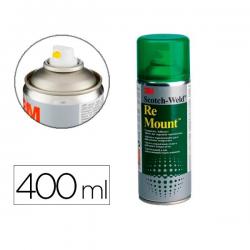 Pegamento 3m spray remount adhesivo reposicionable indefinidamente bote de 400 ml.