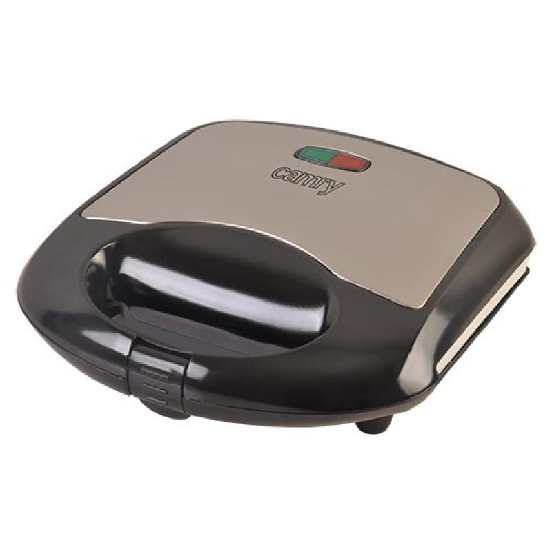 Camry Premium CR 3018 sandwichera 700 W Negro, Plata