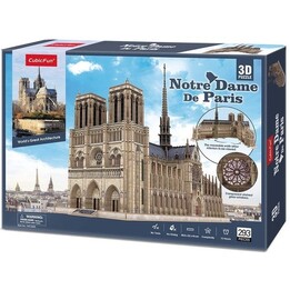 CUBIC FUN LA GRANDE ARCHITETTURA DEL MONDO 306-20260 PUZZLE 3D - NOTRE DAME