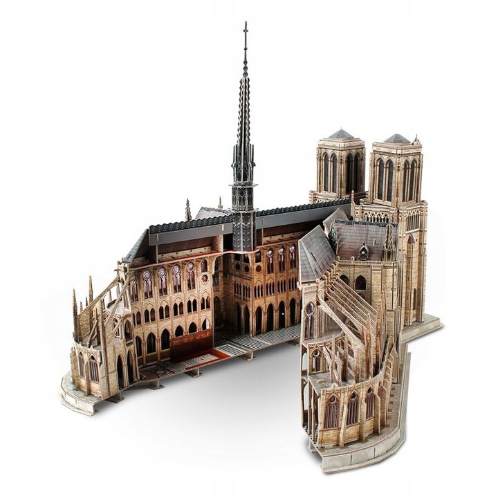 CUBIC FUN WORLD'S GREAT ARCHITECTURE 306-20260 3D-PUZZEL - NOTRE DAME