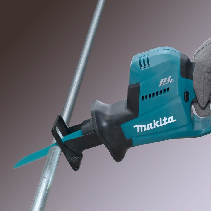 Makita DJR189Z, Serra recíproca compacta 18V LXT, tecnologia de motor sem escovas, azul-petróleo