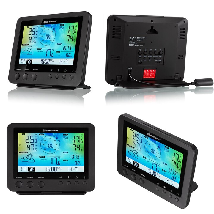 Bresser Optics 7002580 estación meteorológica digital Negro Corriente alterna Wifi