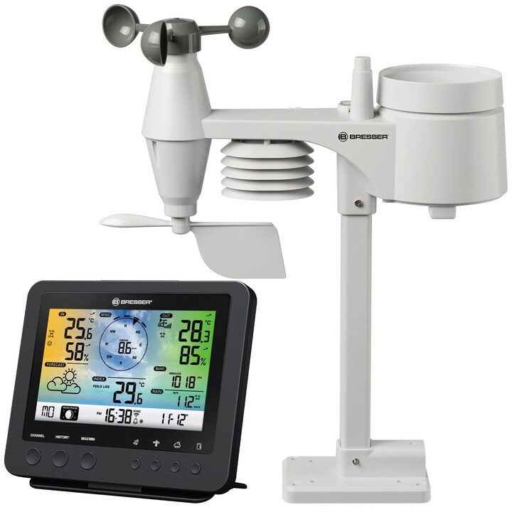 Bresser Optics 7002580 estación meteorológica digital Negro Corriente alterna Wifi