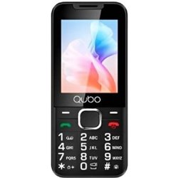 Qubo X-240BK Téléphone portable pour seniors/ Noir