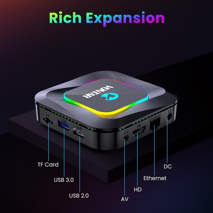 Vontar R3 RK3528 4GB/64 GB WiFi6 Android 13.0 - Android TV