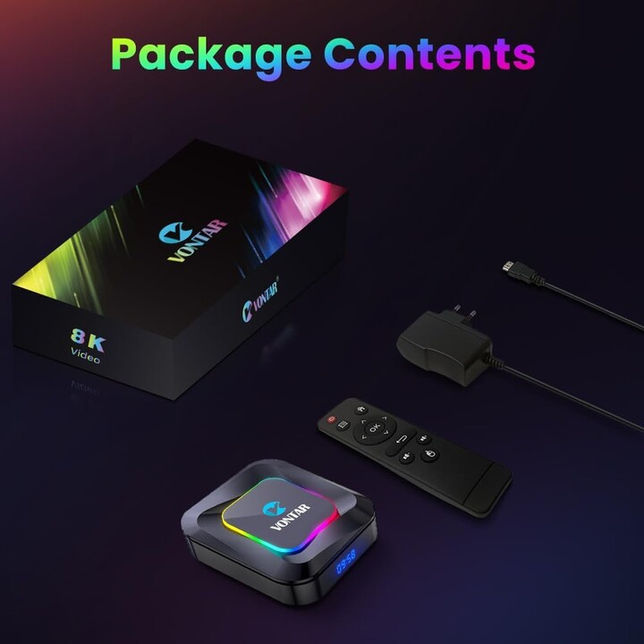 Vontar R3 RK3528 4GB/64 GB WiFi6 Android 13.0 - Android TV