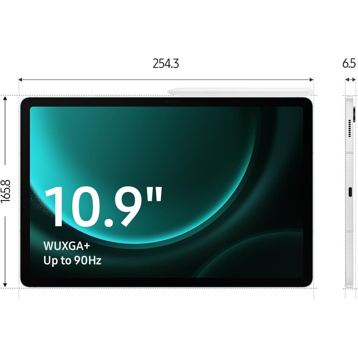 Samsung Galaxy Tab S9 Fe X510 10.9 WiFi 8 Go 256 Go d'argent