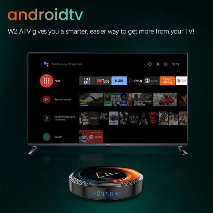 Vontar W2 ATV S905W2 4GB/32GB Dual WiFi Android 11.0 - Android TV