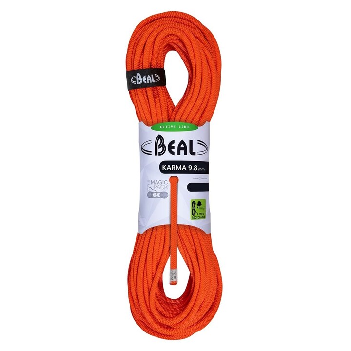 Fune di alimentazione 9,8 mm 50 m-arancione BEAL