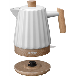 Cerámica eléctrica Kettle RK0090 Concepto blanco