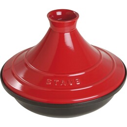 Prato Tajine Staub - 28 cm, vermelho-preto