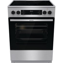 Fogão Gorenje GECS6C70XC Fogão independente Queimador espiral elétrico Aço inoxidável A