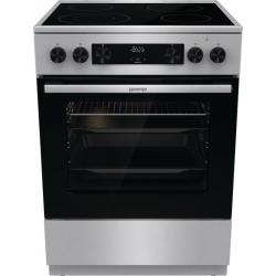 Gorenje GECS6C70XC cocina Cocina independiente Eléctrico Quemador en espiral Acero inoxidable A