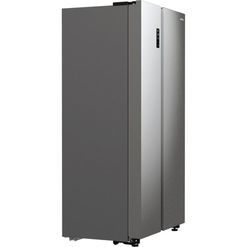 Gorenje NRR9185EAXL nevera puerta lado a lado Independiente 550 L E Plata