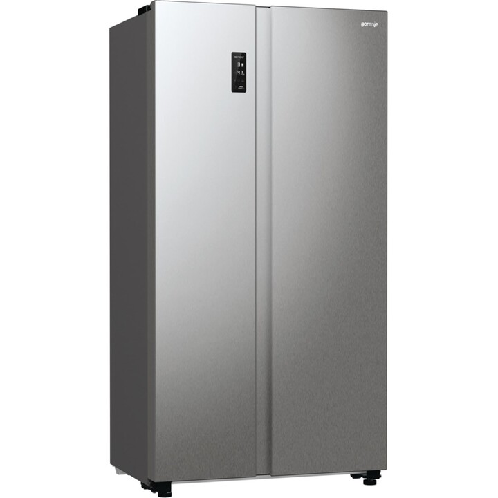 Gorenje NRR9185EAXL nevera puerta lado a lado Independiente 550 L E Plata
