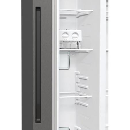 Gorenje NRR9185EAXL nevera puerta lado a lado Independiente 550 L E Plata