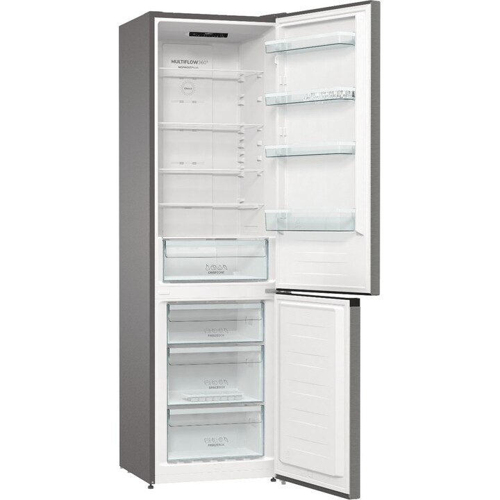 Gorenje NRK6202EXL4 Geladeira e freezer autônomo 331 L Classe E cinza