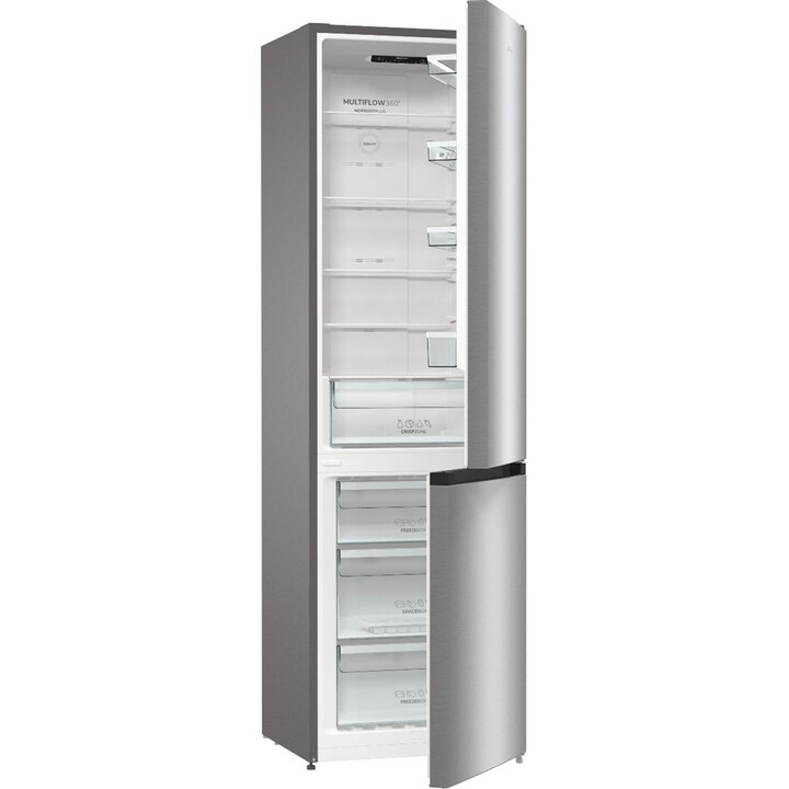 Gorenje NRK6202EXL4 Geladeira e freezer autônomo 331 L Classe E cinza