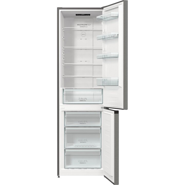 Gorenje NRK6202EXL4 Geladeira e freezer autônomo 331 L Classe E cinza