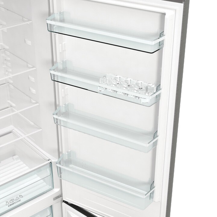 Gorenje NRK6202EXL4 Geladeira e freezer autônomo 331 L Classe E cinza