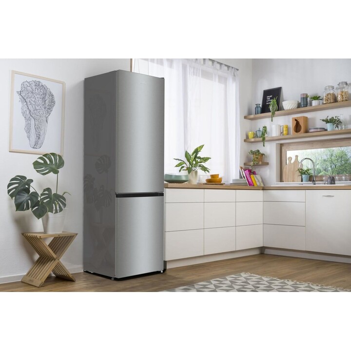 Gorenje NRK6202EXL4 Geladeira e freezer autônomo 331 L Classe E cinza