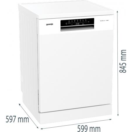 Gorenje GS642E90W Independiente 13 cubiertos E