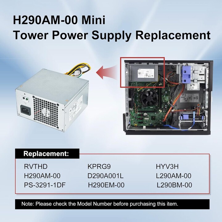 Dell 290w power supply