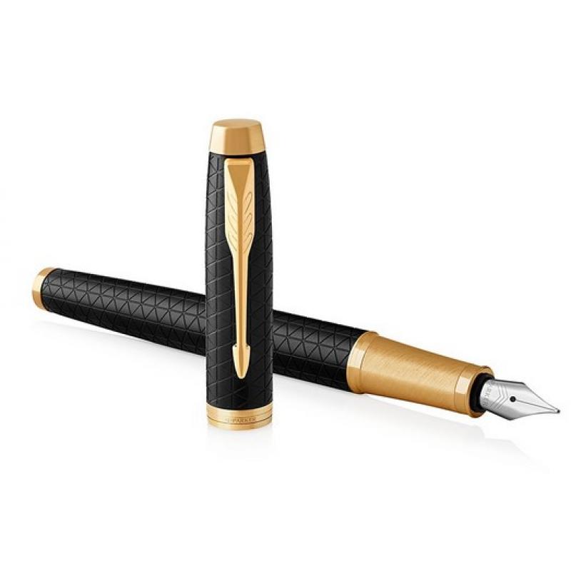 Parker IM pluma estilográfica Sistema de carga por cartucho Negro, Oro 1 pieza(s)