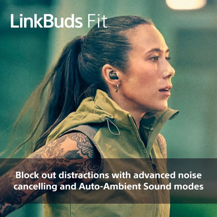 Auriculares Inalámbricos Sony LinkBuds Fit/ con Micrófono/ Bluetooth/ Verde