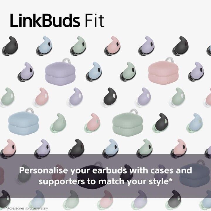 Casque sans fil Sony LinkBuds Fit/ avec microphone/ Bluetooth/ Vert