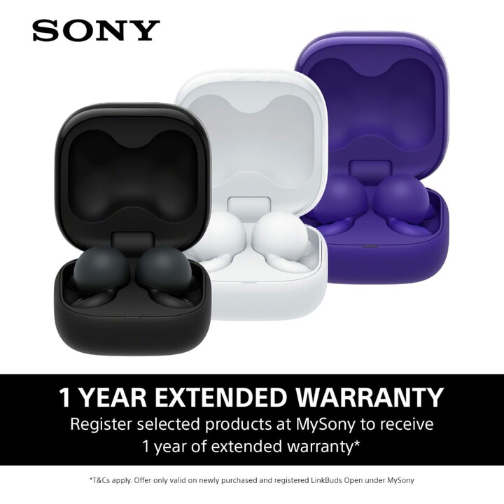 Sony LinkBuds Open Wireless-Kopfhörer/mit Mikrofon/Bluetooth/Violett