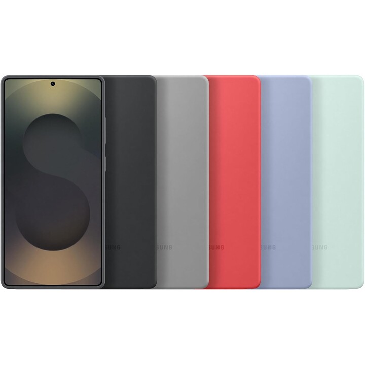 Custodia in silicone Samsung per Galaxy S25 Ultra, Nero