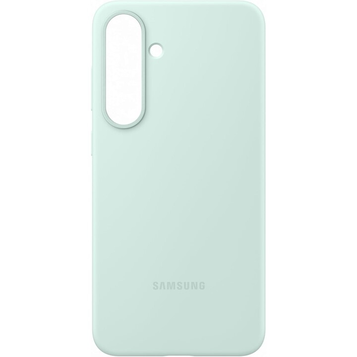 Coque en silicone Samsung pour Galaxy S25+, menthe